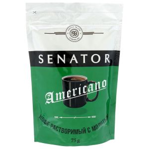 Кофе Senator Americano 75гр м/у 1/20