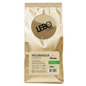 Кофе LEBO 1кг NICARAGUA ATLANTIC Home зерно (зол)