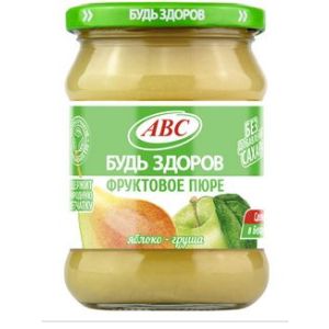 АВС пюре 450гр Яблочно-персиковое 1/6