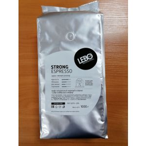 Кофе LEBO ESPRESSO INTENSE зерно 1000 гр 1/5 (сер)