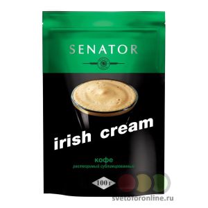 Кофе Senator Irish creamo 100гр м/у 1/20