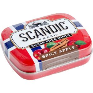 Конф Scandic Пряное яблоко без сахара 14гр 1/18