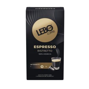 Кофе LEBO капсулы Арабика ESPRESSO RISTRETTO (10шт/уп)