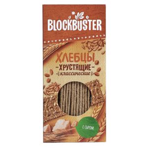 д Хлебцы Blockbuster 130гр сырные 1/16