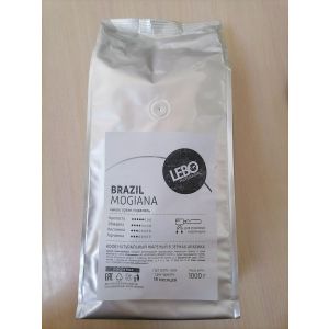 Кофе LEBO Brazil Mogiana зерно 1000 гр (сер)