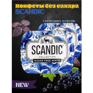 Конф Scandic Смородина-базилик без сахара 14гр 1/18