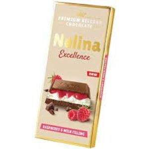 Шоколад Nelly Premium молочный малина 85гр 1/20