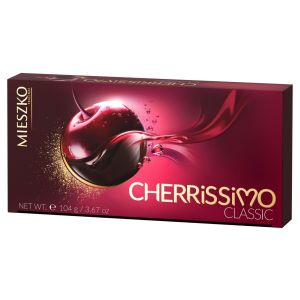 Конфеты CHERRISSIMO Classic Вишня с алкоголем 104гр 1/10