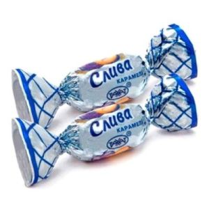 вес Карамель РАХАТ Слива 1кг 1/6