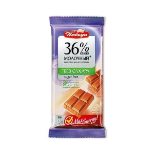 Шоколад Победа б/сах  50гр молочный 36% 1/30