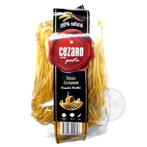 Лапша Cesaro 0,5кг лагманная 1/15