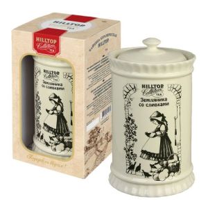 Чай Hilltop Чайница Земляника со сливками 125гр 1/6