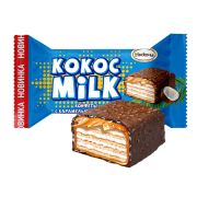 вес Конфеты Акконд Milk карамель/кокос 1кг 1/2