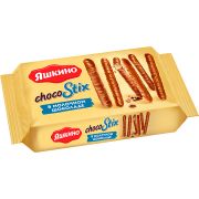 Печенье Яшкино Choco Stix в мол шок 130гр 1/24