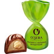 вес Конфеты КДВ O'Zera пралине с цельным фундуком 1кг (0,5кг) 1/4