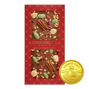 Шоколад Chokodelika 100гр Пекан/вишня/фундук молочный 1/16