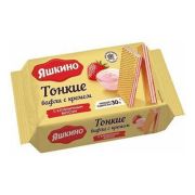 Вафли Яшкино тонкие с крем.клуб.вкус   144гр