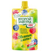 к АВС десерт 200гр д/п Яблоко/малина/черника/овсянные хлопья 1/36