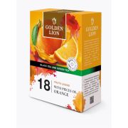 Чай GOLDEN LION Фруктовая легенда 90гр черн/зел апельсин 1/60