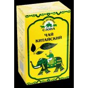 Чай Три дружных слона зеленый китайский (с окошком) 100гр 1/24