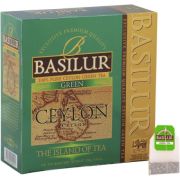 Чай Basilur ОСТРОВ «Зеленый» 100 пак 1/6