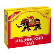 Чай Три дружных слона черный индийский 100пак б/я 1/6