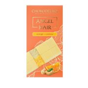 Шоколад Chokodelika 150гр Angel Hair белый апельсин/кешью 1/16