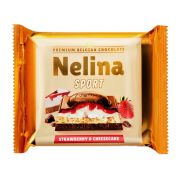 Шоколад Nelly Premium Sport молочный сыр/клубника/печенье 55гр 1/20