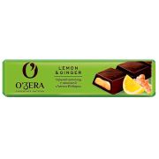 Шоколад OZera горький Лимон-имбирь 50гр 1/80