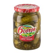 к  Шесть соток Огурчики хрустящие 720мл 1/6