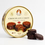 Печенье Бискотти CHOCOLATE CAKES CARAMEL CREAM  215гр 1/8