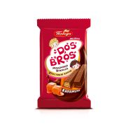 Шоколад Победа  37гр Dos Bros молочный с хрустящей вафлей/карамель 1/20