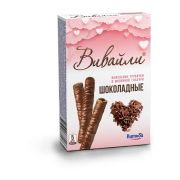 Печенье Вивайли ваф.трубочки шоколад 95гр 1/21