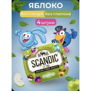 Конф Scandic Яблоко без сахара 14гр 1/18